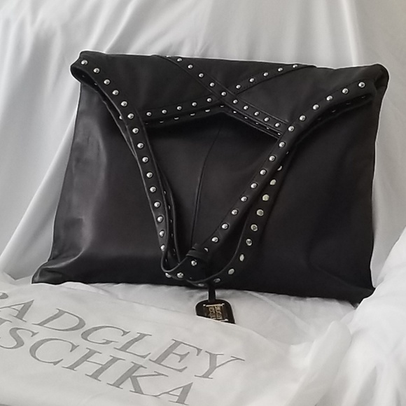 Badgley Mischka Handbags - Badgley Mischka Leather bag 2 styles 1 bag